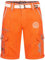 Geographical Norway Herren Cargo Shorts Kurze Hose Short Bermuda Knielang Parash, Hosengröße:3XL, Farbe:Orange