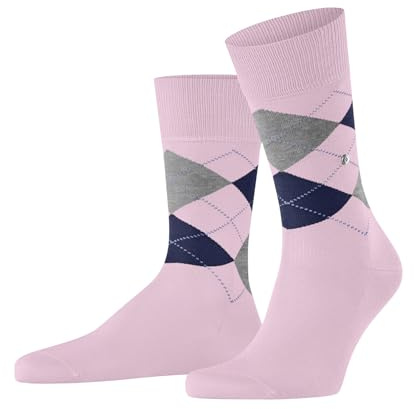 Burlington Manchester M So cotone fantasia 1 paio, Calzini Uomo, Rosa Blossom 8440, 40-46