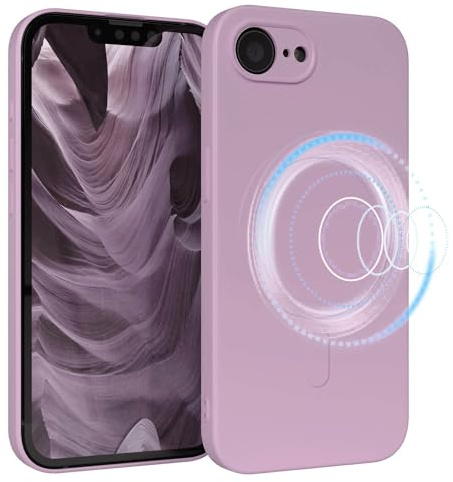 EAZY CASE - Silikonhülle magnetisch für iPhone 17e Hülle Silikon Violett weich stoßfeste Magnet Handyhülle Schutzhülle mit Kameraschutz Dünn Schutz Cover TPU Bumper in Pastell Flieder