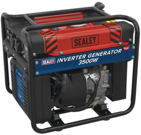 Sealey 3500W 230V Inverter Generator - 4-Stroke Engine - GI3500