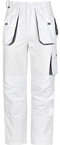 Bundhose weiß/grau