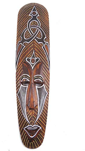 Coco Papaya Afrikansk trämask 50 cm stammönster.