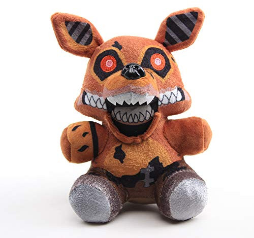 uiuoutoy Plush Plushies Toys Circus Baby Funtime Foxy Golden Bear Soft Doll Kids Gift (Brown Foxy (The Twisted Ones) 7)