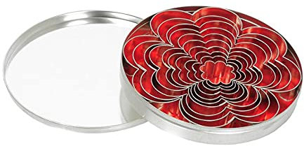 Schoenhuber 71574 - Juego de 10 moldes de flores, 4-20 cm
