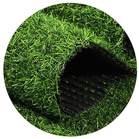 YNFNGXU Herbe Artificielle, Pelouse Synthétique (0,78Tailles sur Mesure) Tapis d'herbe Intérieure/Extérieure, Installation Facile Multi-Usage Astro Turf Tapis, Turf D(Size:20mm Grass height-2mx4m)