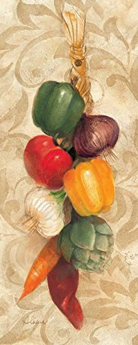 ART-PRINT-on-matte-paper-220g- Mixed Vegetables I Hristova Albena - Küche vertikales Bild traditionelles Küche, Esszimmer, Gemüse, Gemüse, Gemüse, Kunstdruck, 66_X_10_in