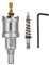 Mollom (29mm | 1-1/8) Sierra de Corona de T.C.T Carburo Broca con 2 Brocas,Punta de carburo de tungsteno para Metal Duro,Acero,Hierro,Cobre,Madear,Latón,Plástico