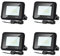 Lospitch 4X 10W LED Strahler Außen, Superhell LED Fluter 6000K Kühles Weiß, LED Scheiwerfer IP66 Wasserdicht, 900LM LED Flutlicht Außenstrahler Außenleuchte für Werkstatt, Garag, Garten, Innenhöfe