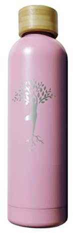 Gourde Isotherme Yoga Arbre de Vie Rose 750mL