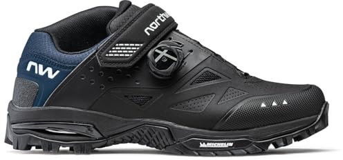 Northwave Enduro MID 2 MTB Schuhe, Fahrradschuhe Mountainbike Schwarz 45