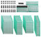 VooGenzek 36 Pièces Circuit Imprimé Double Face Kit, 20 Pièces Double Face PCB Prototype Boards, 16 Pièces Colonne en Nylon