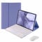 CLALOC Funda con Teclado para Lenovo Tab M10 Plus 3Rd Gen 10.6 2022, Funda Teclado Trackpad Bluetooth Desmontable para M10 Plus 3Rd Gen 10.6'' (TB-125FU/128FU/128XU) 2022 con Ratón,Púrpura