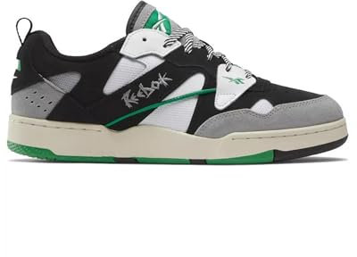 Reebok Unisex's Bb 4000 Ii €˜96 Basketball Shoes, Black White Glengreen, 44 EU