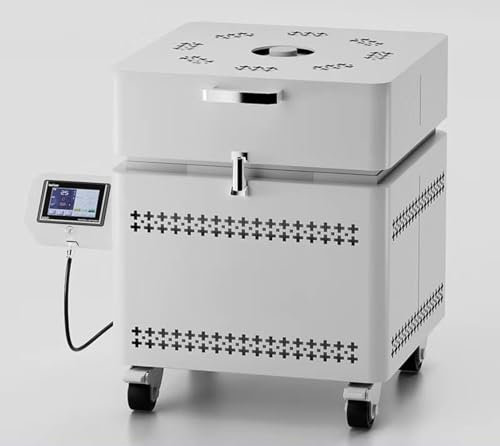 Mini Intelligent Electric Kiln Furnace for Ceramic Firing Up to 1400 ℃, Volume 9.8″ x 9.8″ x 9.0″
