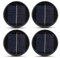 4 Stück rundes Solarpanel, 6 V tragbares Solarzellen-Panel für den Außenbereich, 80 mm/3,15 Zoll polykristallines Silizium-Solarbatterie-Panel für Solarzellenmodule