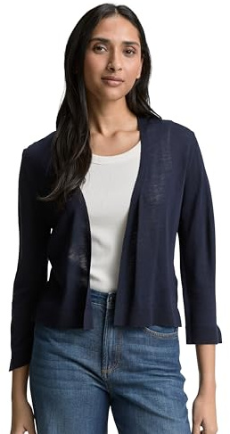 Tom Tailor Damen 1047077 Cardigan Strickjacke, 10668 - Sky Captain Blue, XL EU