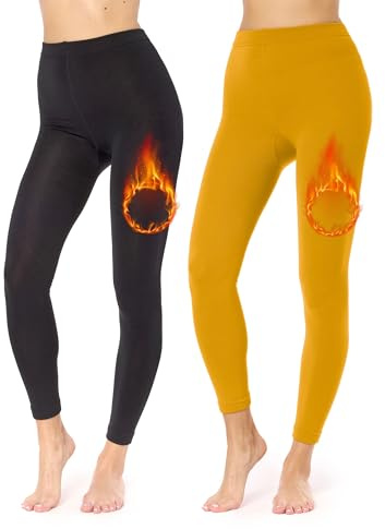 Merry Style Thermo Leggings Damen gefütterte Thermoleggings Thermohose Winter Damen Leggings warm Outdoor gefüttert MS-ATX-441