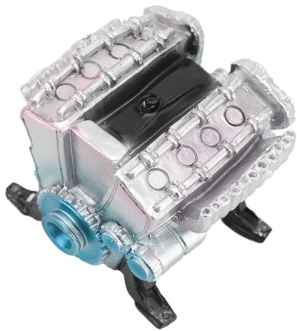 Kit de Modelo de Motor de Automóvil de 8 Cilindros Preciso, Obra Maestra Coleccionable Educativa, Ideal para Juguetes de Aprendizaje de Ingeniería Automotriz, Ensamblaje de Metal