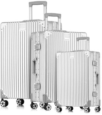 Wintem Koffer-Set, Silber, nd