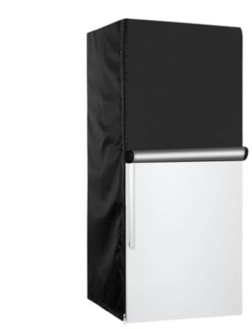 Refrigerator Cover for Outside, Oxford Fabric Waterproof Freezer Protector, Fridge Protective Cover with Handle, Weather-Resistant Refrigerator Accessory, Ideal for Outdoor Use