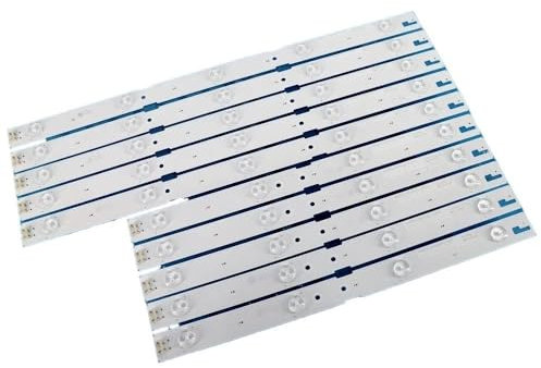 10 Stück LED Lichtleiste kompatibel für Samsung GRUNDIG 43VLE6629 43VLE6524 43GFB6627 2015ARC430_3228 LM41-00174A 00173A IC-B-HWCR43D641R