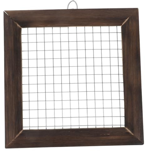 ibasenice Geweihfarn Hängebrett Pflanzen Wandpflanzer Halbmond Hängepflanzer Winterbienenstock Blühende Ranken Für Spalier Sukkulenten Wanddekoration Fensterregal Kaffeebraun