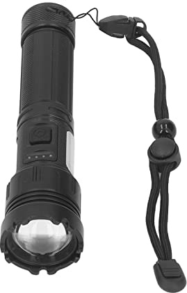 Phefop LED Flashlight, 8000LM Super Bright Flashlight 1500m Range with Zoom Function and Multiple Lighting Modes, USB Type C Rechargeable for Camping Hiking