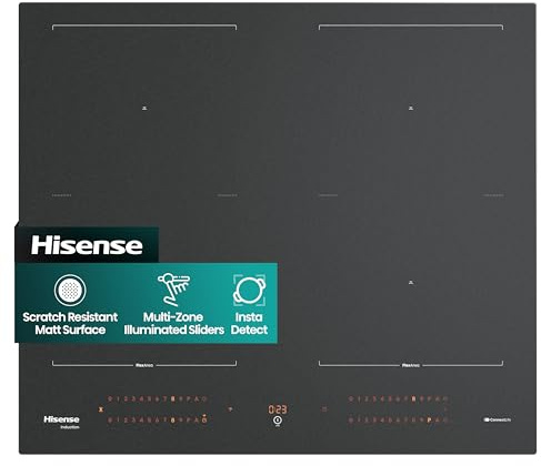 Hisense Hi8 HI6443SRWF 60cm Induction Hob - Matt Black