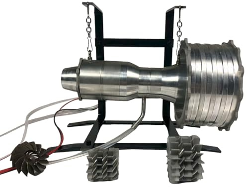 AERO-ENGINE Mini Turbofan Jet Engine Model Metal Aircraft Engine Mechanical Removable Maintainable Aviation Turbine Engineering Display Model For Adults Collectors Enthusiasts