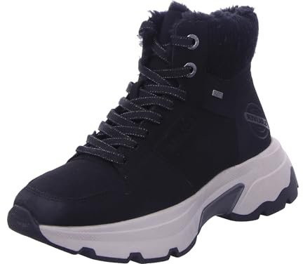 S. Oliver 26235 001, Damen Schnürboots mit TEX-Membran in schwarz - Gr. 37
