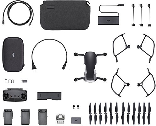 DJI CP. PT. 00000154.01 Mavic Air Drone Fly mehr Combo, Onyx schwarz