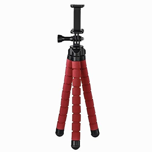 Hama Stativ Flex für Smartphone und GoPro, 26 cm, Rot