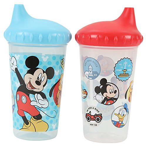 Disney Mickey Mouse Tasse à sippy fine Multicolore 2 pièces