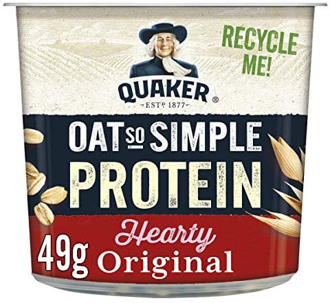 Quaker Oats So Simple Protein Original Porridge Pot, 49 g