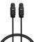 OcioDual Cable Toslink Audio Digital Fibra Optica 3m Doble Macho para DVD HDTV Blu Ray Consolas Smart TV Negro