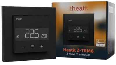 Heatit Z-TRM3 Thermostat 3600W 16A schwarz