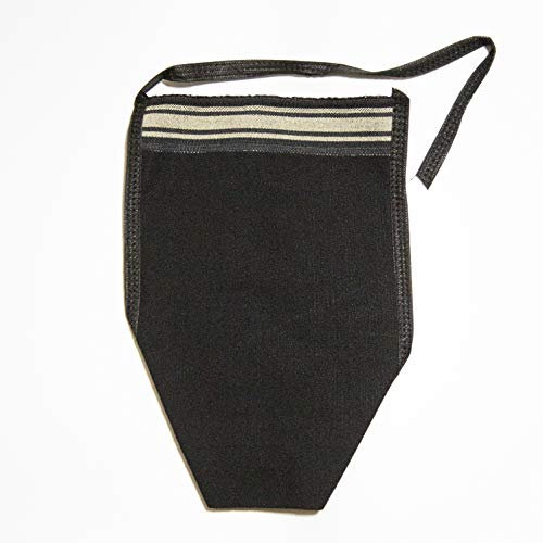 Hamam Peelinghandschuh Kese - Türkisches Bad-Handschuh - echtes Hammam-Handschuh in schwarz mit harter Struktur aus Viskose - ideal für Massagen und Peelings