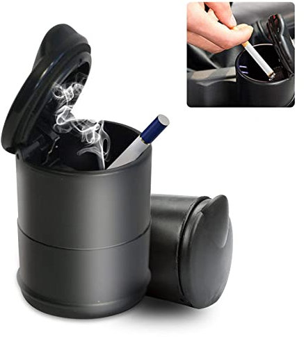 Auto Aschenbecher Tragbares Auto Aschenbecher mit Deckel Geruchsdicht Geruchlos Spill-Tasse Halter Aschenbecher Für Auto, Haus, Büro
