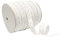 100 Metros Cinta Elástica con Ojales en Rollo, Ancho 15mm, Cinta Elástica de Costura, Cinta Elástica para Coser en Ropa y Manualidades, Elástico para Costura, (Blanco)