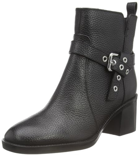 Geox D Giulila, Stivale alla Caviglia Donna, Nero, 38 EU