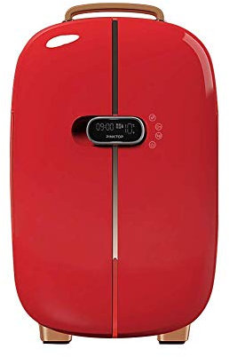 Flawless Beauty Mini Fridge/cosmetic Car Refrigerator-12 Liters,small and Light,low Noise Double Door Mini Cosmetic Refrigerator (Pink)