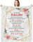 G-dake Schwester Geschenk, Beste Schwester Kuscheldecke mit Spruch, Sinnvolles Geschenk für Schwester Geburtstagsgeschenk Geschenkideen, Flauschige Decke 130x150cm
