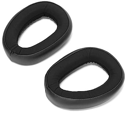 1 Paar Protein Leder Ohrpolster Ersatz Kompatibel mit Sennheiser GSP 600 670 500 550 Kopfhörer Ohrpolster