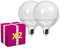 Superia Lampadina LED E27 Globo, 22W (Equivalenti 160W), Luce Naturale 4000K, Luminosa 2134 lumen, copertura opale G120, Attacco edison, Risparmio Energetico, GL25N Pacco da 2