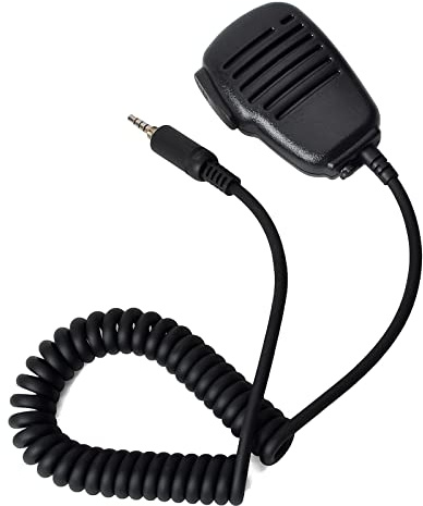 TWAYRDIO Microphone avec haut-parleur d'épaule pour radio portative Yaesu VX-6R VX-7R FT-270R Standard Horizon HX210 HX370s HX380 HX40 HX400 HX870 HX890