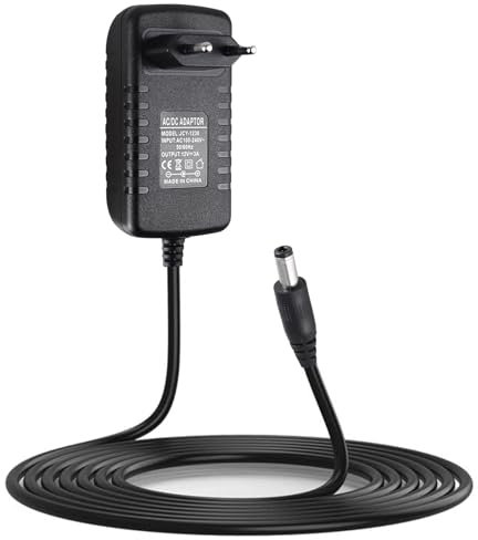 KSIBNW Transformateur Alimentation Universelle DC 12V 3A, 36W Adaptateur AC 100-240V 50/60HZ Universal Adapter 3000mA Max Chargeur Jack 5,5 x 2,5 mm Transformateur pour l'électronique Domestique, Noir