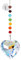 free-space Rainbow Bridge Pets Personalisierter Kristall-Lichtfänger für Katze/Hund, Andenken, Haustierverlust, Beileidsgeschenk (Heart)