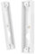 Boîtier 2 Gang Surface Pattress Box - Support Architrave 16mm Double Socket Back Box Plastique Blanc