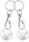 Robin Goods® 2X Porte-clés Signe du Zodiaque Taureau Puce de Panier, Pendentif Signe du Zodiaque pour Le Panier avec Puce de Courses Amovible, Mousqueton et Porte-clés (Taureau 2X)