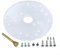 YUANGANG Router Base Plate, Router Base Adaptor With Centering Pin Acrylic Router Base Replacement Woodworking Router Accessories Parts